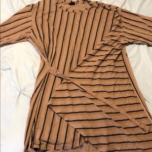 Zara Belted T-shirt Dress